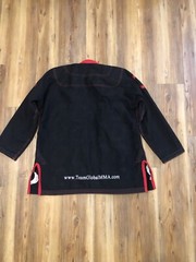 Global Martial Top And Pants Combo Mens Size A1 Black Jiu Jitsu Embroidery Adult