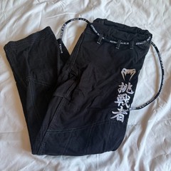 GUC Black Venum BJJ Gi Challenger Ji Jitsu Uniform & Bag (Size A2)