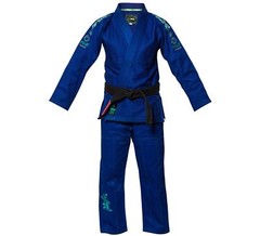 Fuji Womens Women Blossom Brazilian Jiu Jitsu Gi Jiu-Jitsu BJJ – Blue