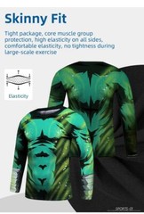 Kids Brazilian Jiu-Jitsu BJJ MMA Rashguard Shorts Set Anime Fighter DBZ