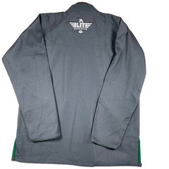 Elite Sports Gray BJJ Gi Jacket Brazilian Jiu Jitsu Kimono Top Mens A4 New