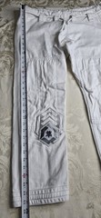 Hayabusa Pants Mens A1 White Jiu Jitsu Grappling MMA Fight