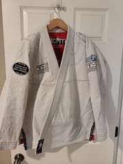 STORM Set White Gi BJJ Top Bottom Kimono Size A2