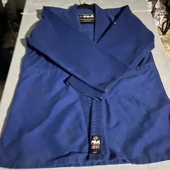 Fuji GI Gear Kimono Size 4 Unisex – Martial Arts Training Gi Blue White Heavy Du