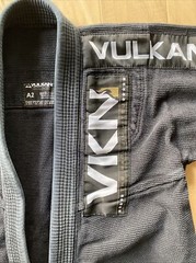 Men’s Vulkan The Real Jiu Jitsu Black Top Pro A2 Fight Wear 100% Cotton Jacket