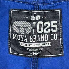 Moya Brand 025 Royal Blue Pants Size K4 Jiu Jitsu Jujutsu