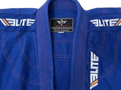 Elite Sports Gi Blue BJJ Ju Jitsu MMA Indoors Embrace The Pain Size C0 Youth