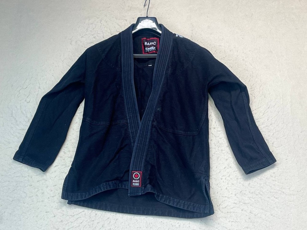Kings Kimono Basic 2.0 Jiujitsu Gi Top M4 Black 100% Cotton