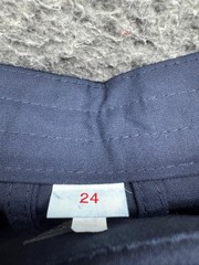 Bogu Zen Japanese Kendo Indigo Dyed Cotton Hakama Pants Size 24 Unisex