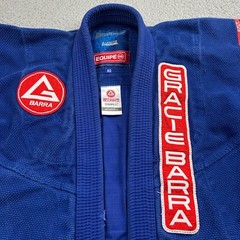 Gracie Barra Kimono Set A0Jacket Pants Jiu jitsu MMA Judo Train Lite Equipe