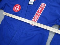 Gracie Jiu-Jitsu Gi Jacket Boys y6 Blue Gracie Barra BJJ Training Top Gi XS
