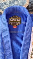 GSG Competition Fight Wear Brazilian Jiu Jitsu GI Kids Size M1 Blue
