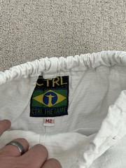 CTRL Industries Gi Kimono Jacket And Pants Youth M2 White Martial Arts MMA *READ