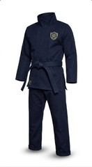 Satoru Gojo Cosplay Costume Jujutsu High School Uniform Anime Karate Gi Set Navy