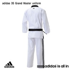 Adidas New 3S Grand Master Uniform/Taekwondo Dobok/ITF style/HAPKIDO Uniform