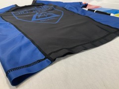 Jiu-Jitsu Gi Uniform Rash Guard Blue/Black Youth Large Made in USA