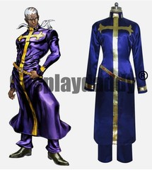 Manga Part 6 Stone Ocean Enrico Pucci Father Pucchi Outfit Cosplay Costume