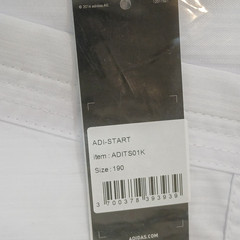 Adidas Adi-Start Taekwondo Dobok Uniform White Size 190 NWT Sealed ADITS01K