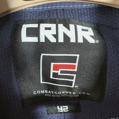 CRNR Combat Corner BJJ Gi Jacket Blue A2 Jiu Jitsu Kimono Top IBJJF Cotton