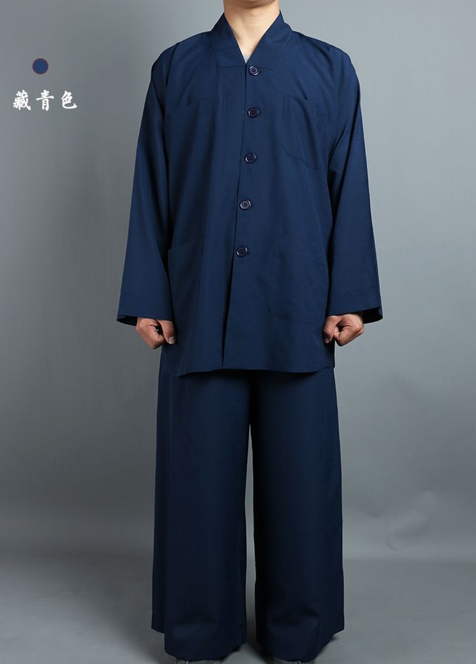Unisex Buddhist Zen Clothing Shaolin Monk Kung Fu Martial Arts Wushu Uniforms