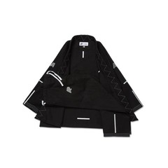 Albino and Preto Ground Movement Brazilian JiuJitsu BJJ Kimono GI MMA Uniform