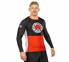 Fuji Heritage MMA BJJ Jiu Jitsu LongSleeve Long Sleeve LS Rashguard – Black