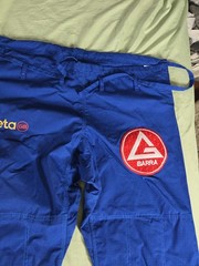 Gracie Barra Blue GB Equipe Edition Jiu Jitsu Atleta Pants Only Adult Size 4 A4