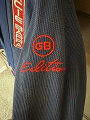 Gracie Barra Set Pants Top Youth Y2 Blue Gi Equipe GB Edition Jiu Jitsu Set