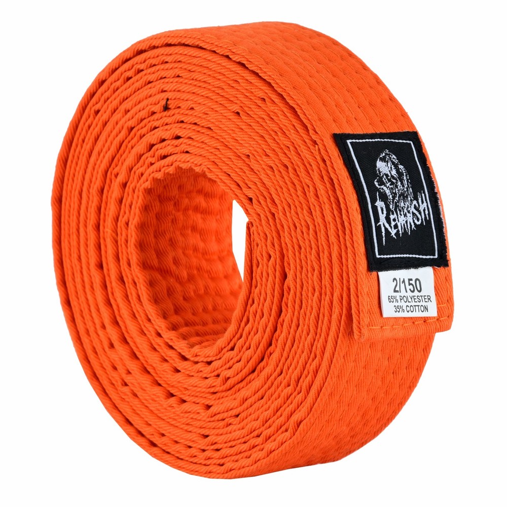 Orange Karate Belt 2″ Martial Arts Rank Belt Taekwondo Judo Aikido Kids & Adult