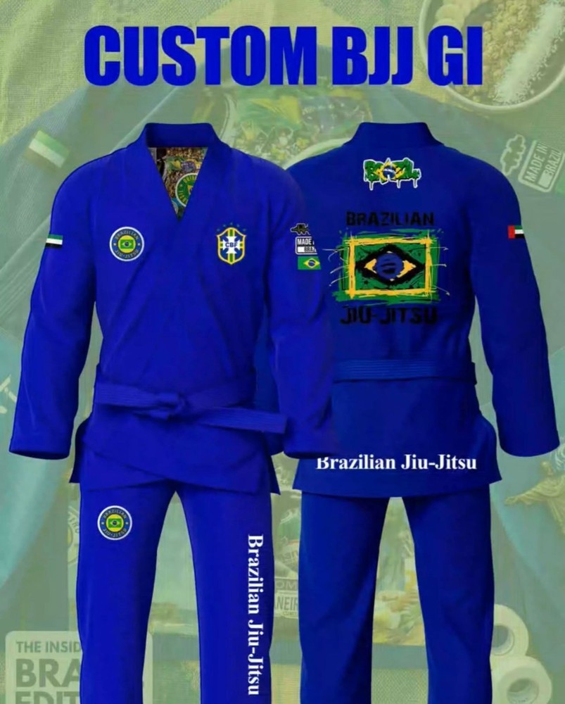 Premium Custom BJJ Gi Brazilian Jiu Jitsu Gi 450gsm Gi Kimono Logo Embroidry MMA