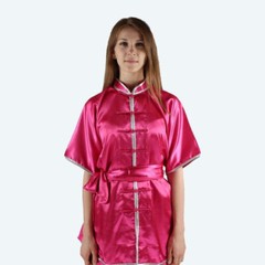Silk Chinese Kung Fu Tai Chi Uniform Martial Arts Wushu Suit Mens Womens 3XS~4XL