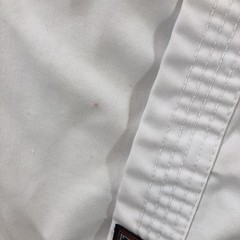 Gracie Jiu-Jitsu Official Gi Set 1/140 Boys White Jacket Pants 100% Cotton BJJ