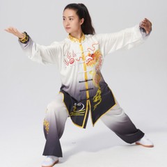 Martial Art Uniform Wushu Clothing Tai Chi Clothes Kung Fu Dress Unisex Women