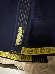 Tatami Jiu Jitsu A4 Navy Blue Jacket Pants No Belt Great Condition
