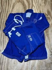 Clark Gracie Gi Blue Men A0 Martial Arts Top & Bottom @Krack