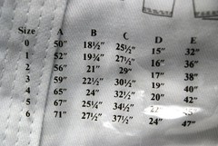 vintage karate uniform size 5 white asian world martial arts AWMA medium weight