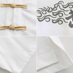 Martial Arts Tai Chi T-Shirt Shirts Tops Kung Fu Wingchun Training Clothes Print