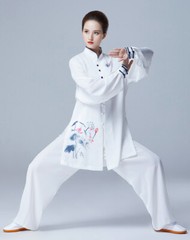 Women Tai Chi Clothes Wushu Clothing Martial Art Uniform Kung Fu Dress Long