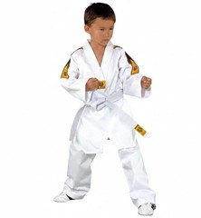 TIGER Kids Taekwondo Student Uniform with White Belt