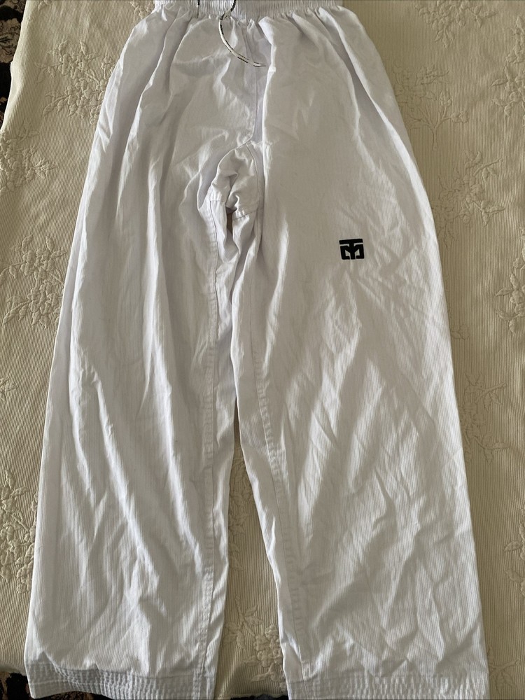 MOOTO Challenger Uniform White Pants Only WT (World Taekwondo) TKD 190(5) New