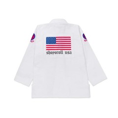 Shoyoroll Americana KIMONOS WHITE & BLUE 450GSM With Bag