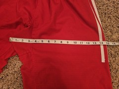 Adidas Track Pants Taekwondo Martial Arts Training Red Wide Leg Size 180 (26-34)