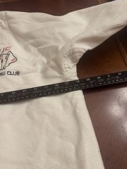 AJJC Size 5 White BJJ MMA Kimono And Pant Set With Belt