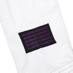 Albino & Preto Batch #85 No Mercy White BJJ Gi with Gi Bag | A&P Limited Edition
