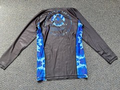 Avalanca Blue And Black Long Sleeve Medium Jiu Jitsu Shirt