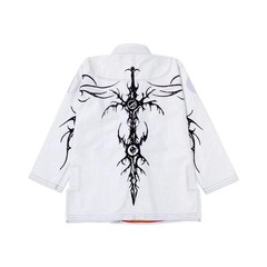 Shoyoroll Tribal White JiuJitsu Kimonos BJJ Gi 450 GSM *With Bag *