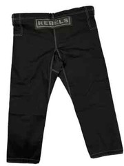 BJJ Gi Shoyoroll Cut Batch 51 REBEL Japan BJJ Uniform 450 GSM Black **With Bag**