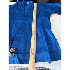 PROFORCE Blue Martial Arts Uniform Gi Size 2 Cotton Polyester Blend