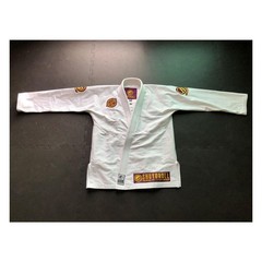 Custom White BJJ Gi Professional Competition Jiu Jitsu Kimono 450 GSM PearlWeave
