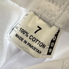 Valente Jiu-Jitsu Gi White Size 7 Adult Unisex Martial Arts Uniform